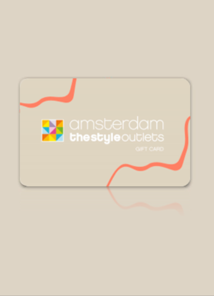 Amsterdam The Style Outlets Cadeaukaart, Giftcard, beige, oranje strepen