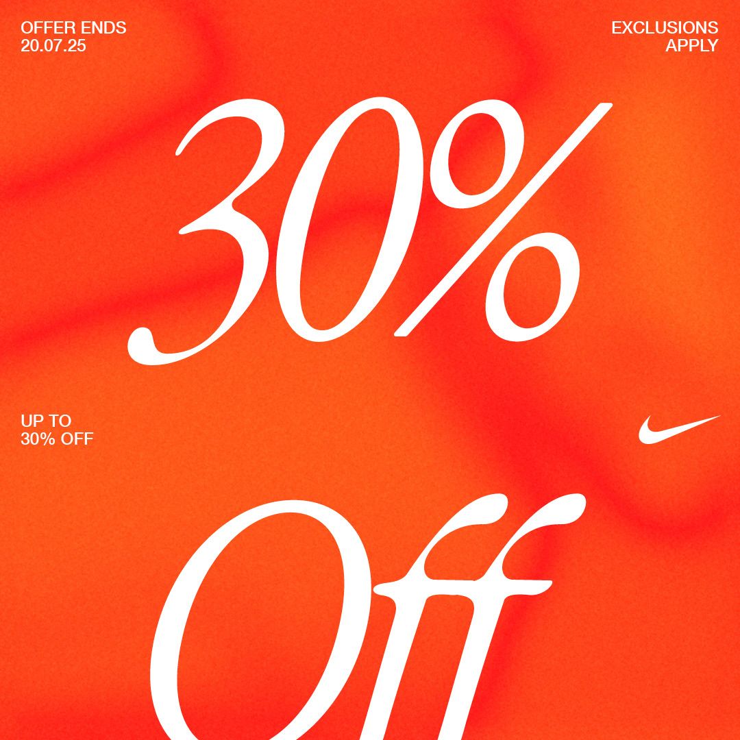 Nike 30% off