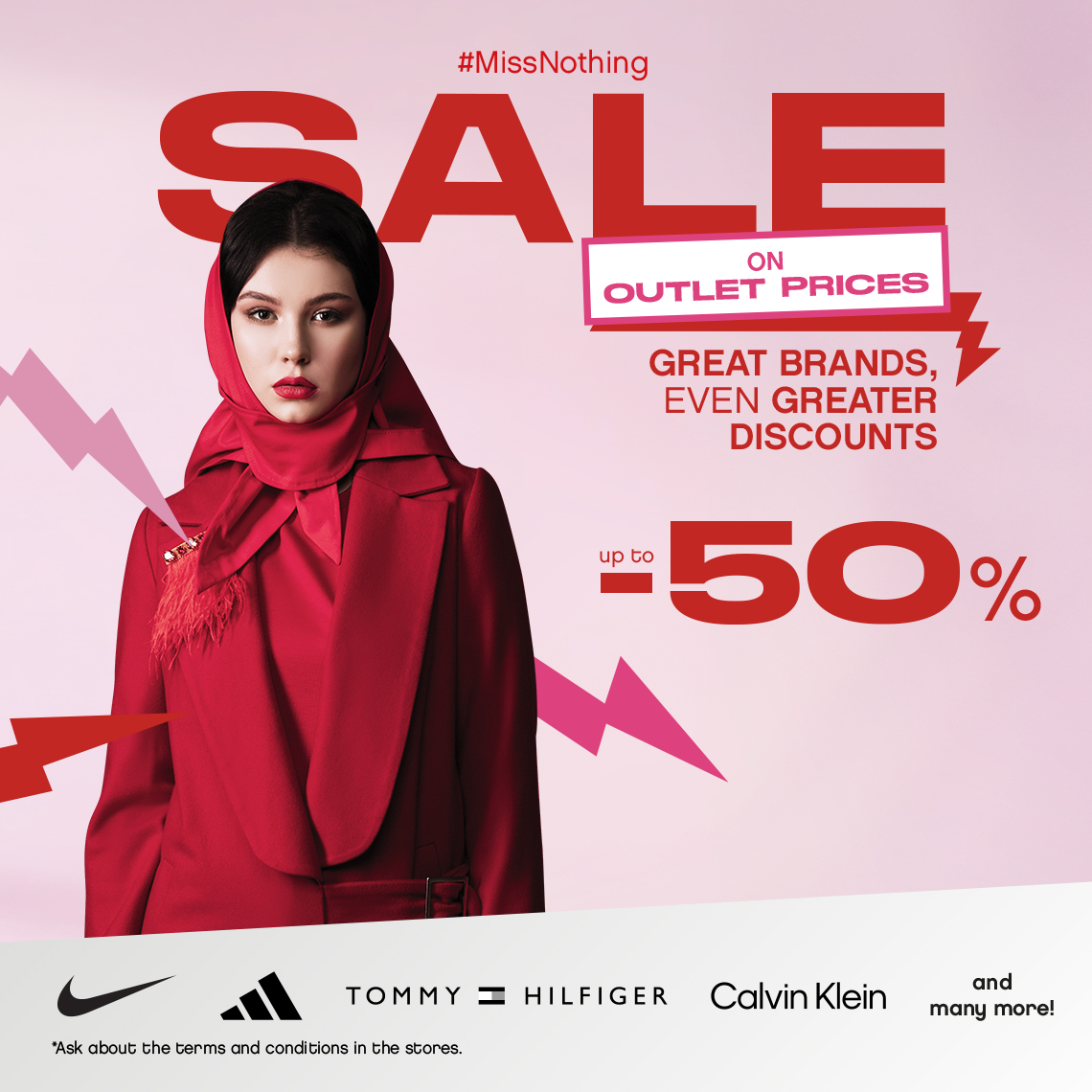 winter sale phase 2 up woman in red