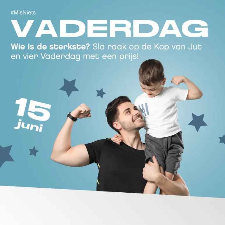 Vaderdag blauwe achtergrond